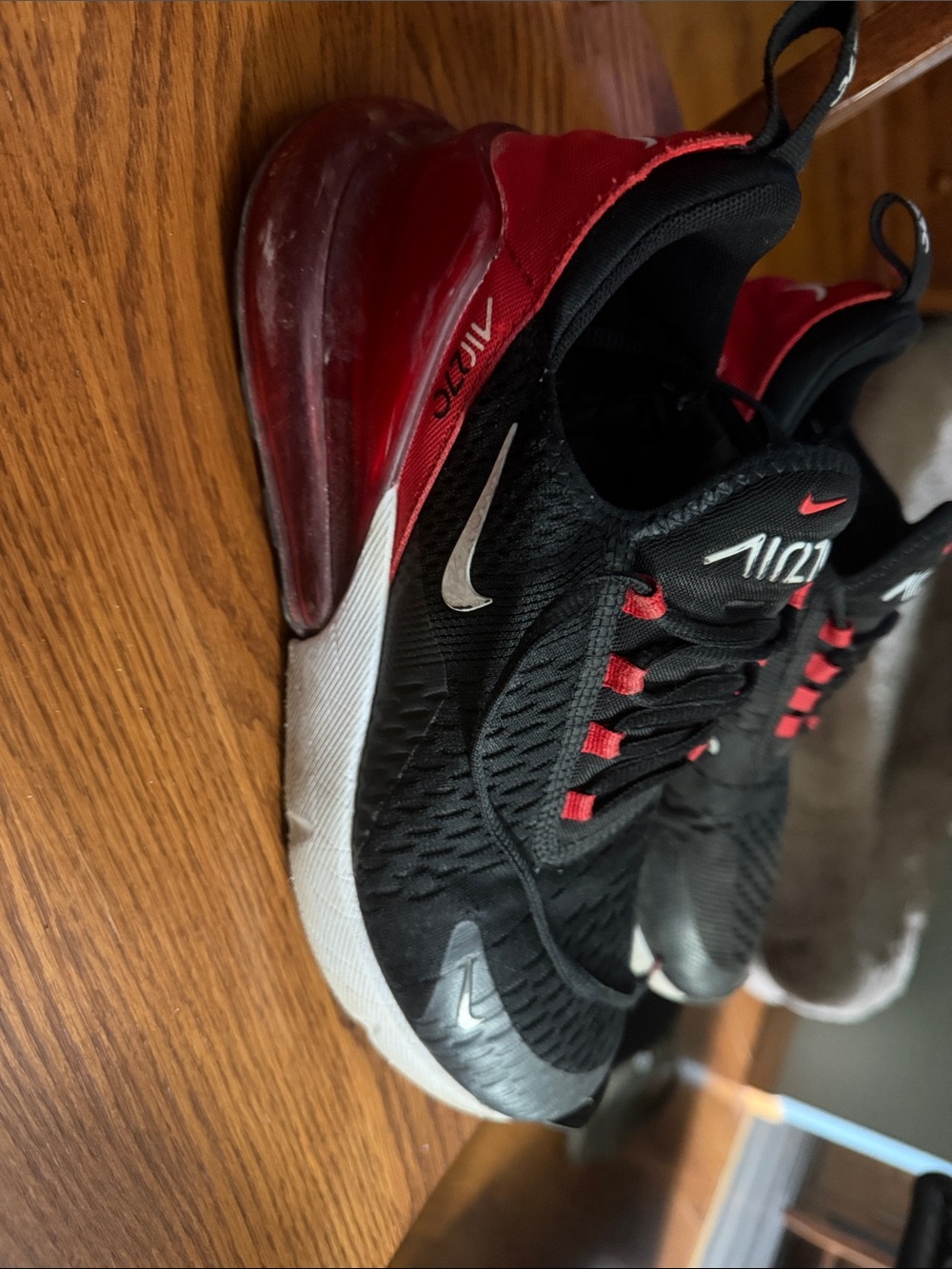 Nike Men’s Air Max 270 — Black & Red